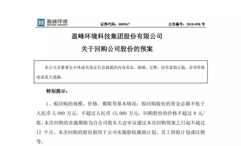 球盟会环境宣布回购部分公司社会公众股份